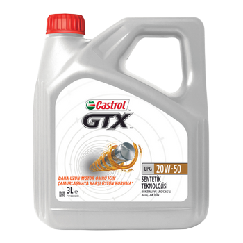 Castrol GTX LPG 20W-50 Motor Yağı 3 Lt photo 2